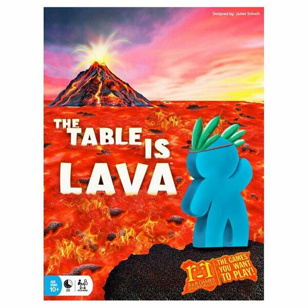 Plushdeluxe The Table is Lava Card PL3303130